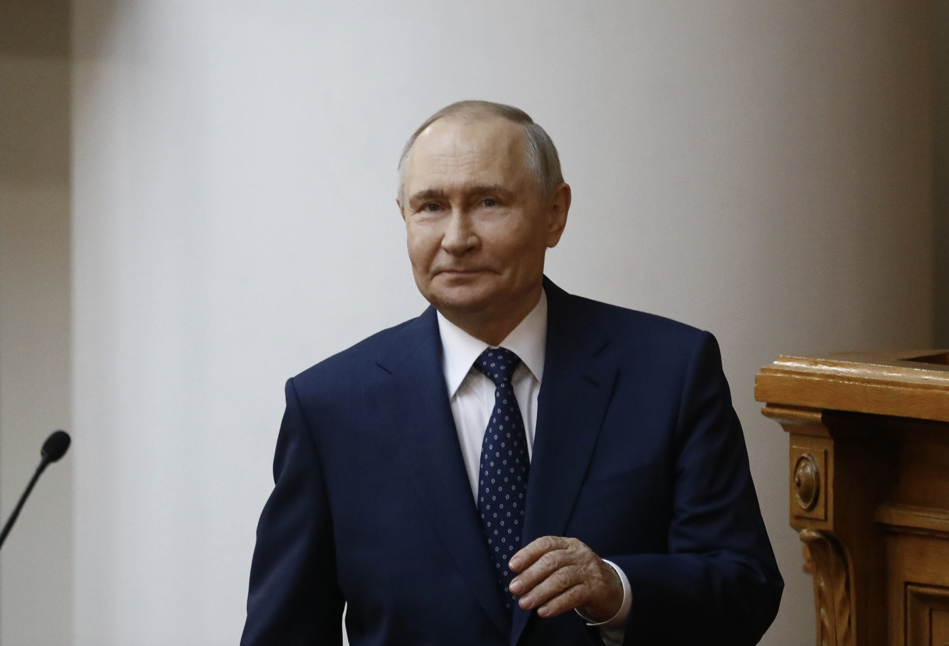 Путин назвал флот важнейшим элементом ядерной триады страны
