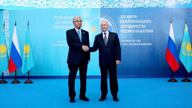 Путин рассказал о сотрудничестве России и Казахстана на международной арене
